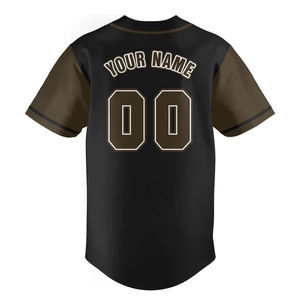 Jersey de béisbol personalizado al por mayor de alta calidad 100% poliéster de secado rápido transpirable con cuello en V Jersey de béisbol para adultos - Product Image 2