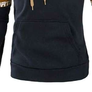 Winter Workout Hoodie Training Sweatshirt OEM Wholesale Embroidered Custom Graphic Streetwear Pullover 100% Cotton - Product Image 5