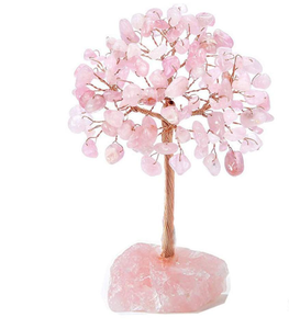 Base en pierre brute d'arbre de cristal naturel fabriquée à la main 7 puces de Chakra Quartz Feng Shui cadeau de guérison décor de chambre Boho pendaison de crémaillère gif - Product Image 6