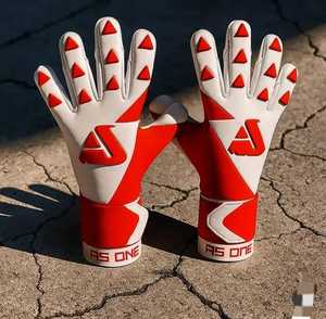 Guantes de portero Agarre de grado profesional: látex alemán de 4mm garantiza fútbol personalizado de alta calidad al por mayor - Product Image 5