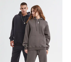 OEM vente en gros logo brodé personnalisé haute qualité 100% coton mode sweat à capuche unisexe grande taille sweats à capuche pour hommes - Product Image 6