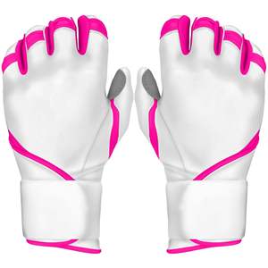 Guantes de bateo de béisbol personalizados con materiales de alta calidad guantes de bateo de béisbol personalizados OEM de cuero genuino - Product Image 1