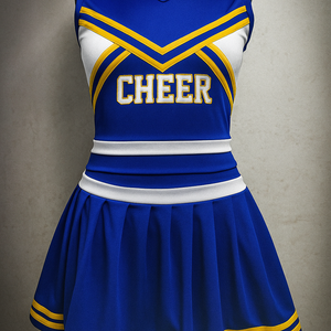 Icheerobics Livraison rapide Vente en gros de costumes de cheerleading Service OEM Tenues de danse de cheerleading pour le lycée Spandex/Polyester Unisexe - Product Image 4