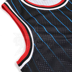 Nouveauté, vêtements de sport pour hommes respirants sans manches, logo personnalisé imprimé, tissu 100% polyester, meilleur prix, maillot de basket-ball - Product Image 4