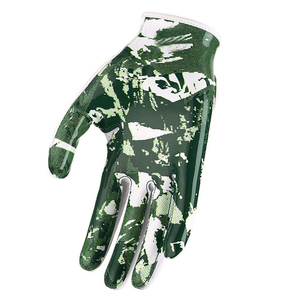 Guantes de Fútbol Americano de la Mejor Calidad OEM al por Mayor, Ropa Deportiva de Secado Rápido, Uso Profesional, Poliéster Antideslizante para Todo Clima - Product Image 5