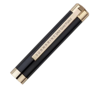 High Quality Blue Black Fountain <b>Pen</b> Click Off Cap Metal Body Smooth Writing Fine Point Ink <b>Pen</b> for Students Professionals - Product Image 4