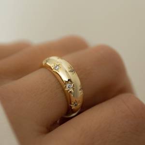 Anillos de Plata 925 con Circonita Cúbica, Diseño Clásico y Moderno, Anillos de Boda para Mujer, Personalizables - Product Image 3