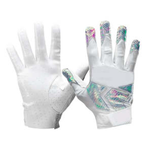 Guantes de Fútbol Americano de Piel Sintética con Diseño Personalizado, Cómodos para Adultos y Jóvenes, Súper Adherentes, Impermeables para Receptor - Product Image 3