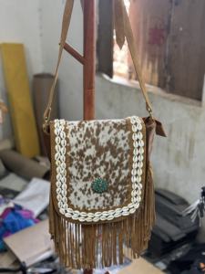 Bolsos de hombro bohemios hechos a mano para mujer, bolso de mano de fiesta de compras de noche con cuentas de India bordado con patrón de hilo - Product Image 3