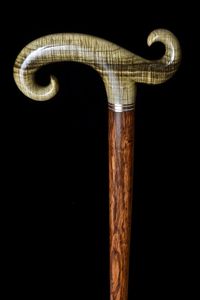 15 años de diseño personalizado de fábrica Popular 122cm barnizado Camping madera senderismo bastón - Product Image 5