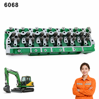 Ensemble de culasse John Deere 6068 RE553421 Moteur diesel 6,8 L pour excavateur Tracteur Garantie 1 an