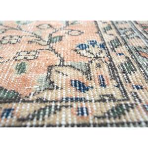 Alfombra de Lana Anudada a Mano de Gran Tamaño, Estilo Vintage, Pae-3334, Patrón Floral Rojo Naranja, para Sala de Estar, Pasillo, Rectangular, para Adolescentes - Product Image 3