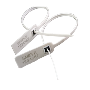 Sceau de sécurité industrielle certifié ISO élevé Plastique durable Longueur réglable Tirez la fonction étanche Joint de sécurité anti-effraction Acier - Product Image 2