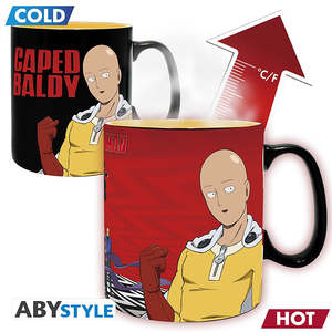 Termo con Diseño de One Punch Man, Estilo Caricatura, con Saitama y Garou - Product Image 2