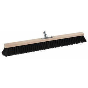 ไม้กวาดขนม้า 800 มม. พร้อมด้ามจับโลหะ ด้ามไม้แบน - Product Image 1