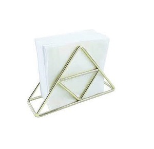 Décoration de table Porte-papier en laiton Design élégant Porte-serviettes en laiton fait à la main pour mariage et fête Table à manger - Product Image 2