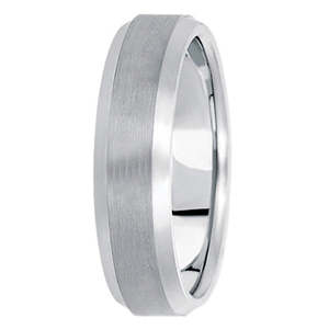 Anillo de Boda de Paladio de 6 mm con Ajuste Cómodo para Hombre, Brazalete y Pulsera de Moda Tallada - Product Image 3