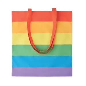 Bolsas de Compras Promocionales de Algodón Arcoíris Personalizadas Borealis, Bolsas de Compras Personalizadas para Merchandising - Product Image 3