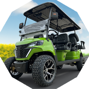 Chariots de golf électriques de chasse 2 + 2 places 4X4 de qualité supérieure entraînés par l'arrière modernes et bon marché - Product Image 2