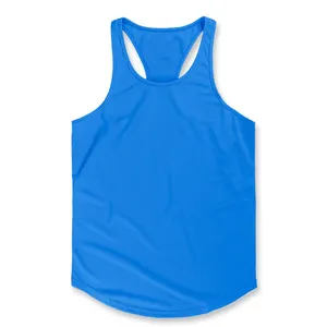 Vente en gros de débardeurs musculaires pour hommes de haute qualité, respirants, à séchage rapide, en coton et élasthanne, pour la salle de sport et le fitness, Bangladesh - Product Image 1
