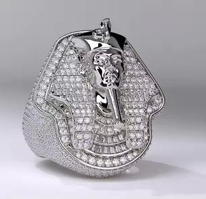 แหวนฮิปฮอปสีขาวทองของผู้ชาย14kt กับแหวนเพชรสำหรับปลูกในห้องแล็บสำหรับการส่งออกทั่วโลก - Product Image 1