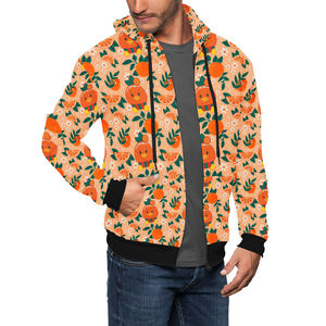 Venta al por mayor Nuevo estilo Cremallera completa Sublimación Sudaderas con capucha Mejor calidad Color sólido Invierno Fleece Bajo MOQ Cremallera completa Sudaderas con capucha Imprimir - Product Image 3