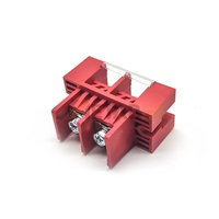 Bornier à barrière traversante blocs de pas droits 13mm avec Type d'angle 5 connecteurs PCB bornes 9.5mm vis à 2 pôles