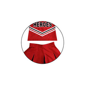 Filles élégantes pom-pom girl uniforme ensemble sans manches jeunesse équipe Cheer tenue personnalisée école sport Performance porter - Product Image 4