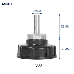 Bán Buôn Chấ<span class=keywords><strong>t</strong></span> Lượng Cao Màu Đen 2 "* 1/2" 2 "* 3/4" 2 "* 1.2" Van Bằng Thép Không Gỉ Phụ Kiện Ibc Phù Hợp <span class=keywords><strong>Adapter</strong></span> Kế<span class=keywords><strong>t</strong></span> Nối - Product Image 1