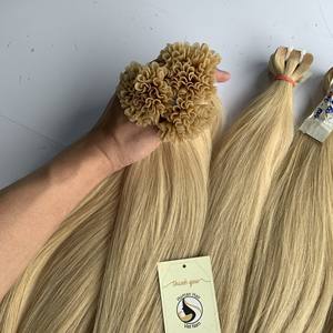 Extensions de cheveux naturels, vente en gros, Double épaisseur, vendeur, 100% cheveux humains Remy, blond, bout plat - Product Image 3