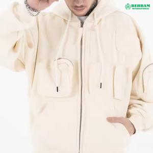 Nouvel Arrivage – Sweat à Capuche Zippé Unisexe Personnalisé de Haute Qualité 100% Coton Polaire/Terry Français Séchage Rapide & Respirant – Collection 2025 – Vente Flash - Product Image 4