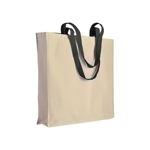 Borse Tote Personalizzate in Cotone Naturale con Soffietto, Gadget Promozionali Personalizzabili - Product Image 2