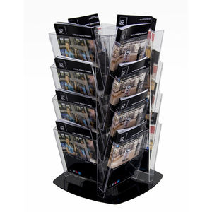 2025 nuevos tamaños personalizados, estanterías de acrílico transparente, escalera de escritorio, estantería para BIBLIOTECA, HOGAR, estilo moderno - Product Image 1