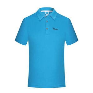 Plain Custom 100% Polyester <b>Blend</b> Casual for Polo Shirt Custom Printed Solid High Quality Short Sleeve Knitted Dark Technique - Product Image 3