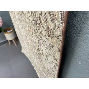 Alfombra Turca Vintage, Alfombra de 3.6x6.2 pies, Alfombra Ikat Marrón Gris - Product Image 3