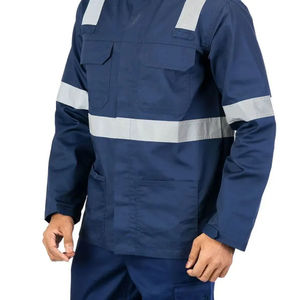 Veste de travail de chantier personnalisée 2026, vêtements de travail en plein air, veste de sécurité pour les travailleurs du bâtiment, vente en gros, multi-poches, veste de travail française - Product Image 4
