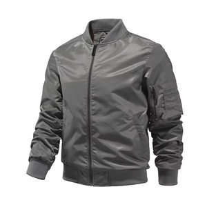 Breathable Quick Dry <b>Men</b> Leather Windbreaker <b>Jacket</b> Stand Collar High Street Front Logo Casual Waterproof Canvas - Product Image 1