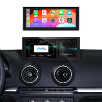 Ewaygps Nuevo GPS con Apple CarPlay Inalámbrico y por Cable, Android Auto Linux, Pantalla Táctil HD de 10.25 Pulgadas para Audi Q3 13-18