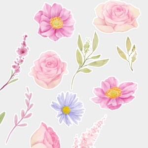 Adesivi <span class=keywords><strong>Murali</strong></span> <span class=keywords><strong>Floreali</strong></span> Colorati Personalizzati in Vinile Rimovibili e Autoadesivi per Camera da Letto, Soggiorno e Cameretta - Product Image 4