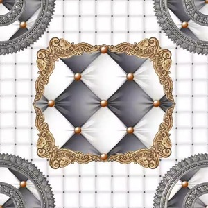 Venta al por mayor de azulejos de porcelana blanca brillante de 400x400mm baldosas de cerámica Foshan mejor precio 40x40cm azulejos de pared digitales - Product Image 2