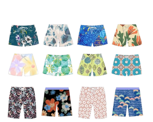 Bañador gráfico con estampado en negrita, pantalones cortos de moda para hombre con traje de baño antiarrugas - Product Image 5