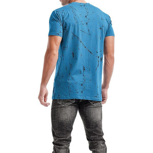 Camisetas de Hombre 100% Algodón Tejido de Color Sólido Transpirable de Manga Corta Camisetas Tie Dye para Hombre en Venta subidas por Dress Sports - Product Image 6