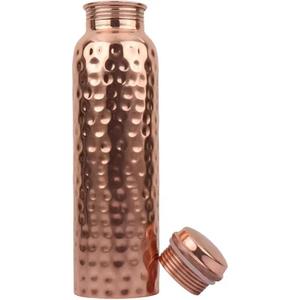 <b>Copper</b> <b>Bottle</b> 100% <b>Copper</b> Kitchen and Eco Friendly Tabletop Drinkware Pure <b>Copper</b> Water <b>Bottles</b> Available at Affordable Price - Product Image 1