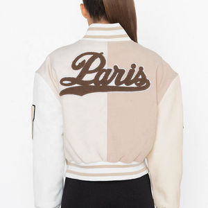 Chaquetas Universitarias para Mujer al por Mayor OEM, Nuevo Diseño, Mangas Largas, Ropa Casual, Tallas Grandes, Chaquetas Universitarias con Letras, Transpirables - Product Image 3