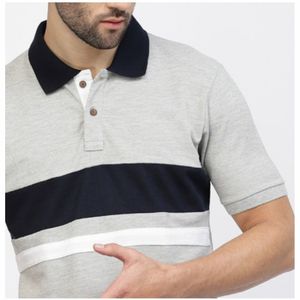 เสื้อโปโลพิมพ์ลายโลโก้สำหรับผู้ชายเสื้อผ้ากีฬาลำลองไซส์ใหญ่พิเศษปักลาย - Product Image 6