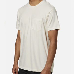 Camisetas de Algodón Orgánico para Hombre, Camisetas de Verano, Camisetas de Manga Corta para Hombre, Camiseta Informal Lisa, Camiseta de Jersey - Product Image 3