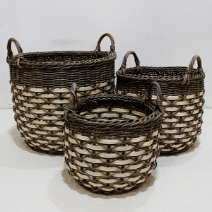 Artex Dong Thap Factory Woven <b>Storage</b> Basket Handmade Organizer for Home <b>Office</b> <b>Storage</b> and Kitchen Organization Use - Product Image 1