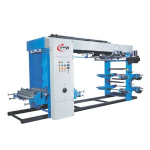 Ligne d'impression flexographique pour film BOPP bicolore et 10 couleurs, conception à empilage, traitement stable des rouleaux, guide de ruban électronique, freinage automatique - Product Image 1