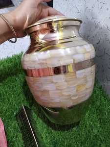 Brassworld-urna de Metal personalizada para cenizas, urna de cremación para adultos, Odyssey blanco - Product Image 6