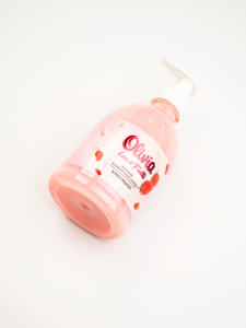 Moisturizing Strawberry Jam Liquid Hand <b>Wash</b> with Glycerin for Gentle Daily Hand Care 500 ml Olivia Love & Fruttis - Product Image 3